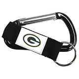 Green Bay Packers Black Carabiner Keychain