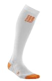CEP Men's Compression Running Socks White, III (12.5 - 15 Inch)