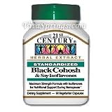 Black Cohosh & Soy Isoflavones 60 Vegetarian Capsules, 21st Century