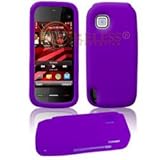 Premium Purple Soft Silicone Gel Skin Cover Case for Nokia Nuron 5230 [Beyo ....