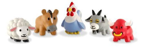 BARNYARD MANIA - Complete Set of 5 RARE Squishies W/ GAME CODES FOR SQWISHLAND WEBSITE