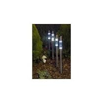 Gardman 4 Solar Stainless Steel Post Lights 18071