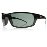 Technician in Gloss Black Grey Poly Polarized Electric Sunglasses by