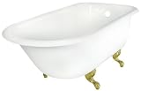 Elizabethan Classics R60BPB0HOLE Traditional White/Polished Brass