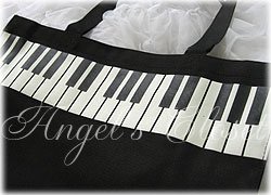 Cover image : ポリエステル トートバッグ(鍵盤柄)