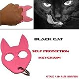 Pink Cat Personal Protection Keychain