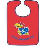 Kansas Jayhawks Two-Toned Snap Baby Bib