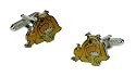 Mens Designer Fashion Cufflinks - Drunken Bulldog Cuffs - For the Man who likes a beer
