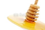 Wallmonkeys Peel and Stick Wall Decals - Honey and Drizzler, Reflected on White Background. Shallow Dof - 72