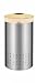 Brabantia Laundry Bin, 30 litre, Woodline/Matt Steel