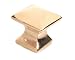 Mission Knob Unlacquered Brass 1 1/4