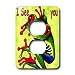 Kids Stuff - Frog I see You - Light Switch Covers - 2 plug outlet cover