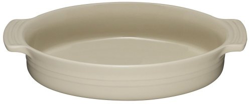 Le Creuset Stoneware Oval Dish, Almond, 27 cm