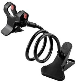 1pc Cell Phone Holder, Breett Universal Cell Phone Clip Holder Lazy Bracket Flexible Long Arms for iPhone, GPS Devices, Fit On Desktop Bed Mobile Stand for Bedroom, Office, Bathroom, Kitchen