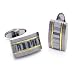 Dolan Bullock 18K Gold & Tungsten Titanium Cufflinks