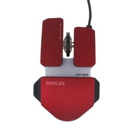 Comfortable and Sensitive BoKai OP-90 1200DPI Optical USB Game Mouse for PC (Red)