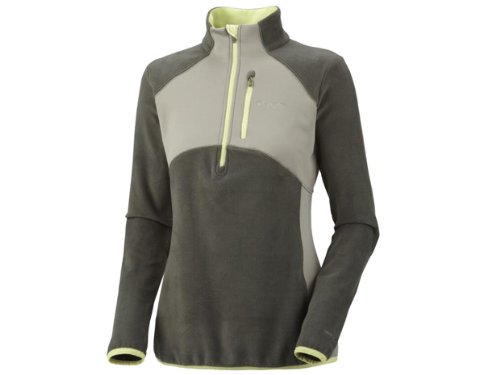 Columbia Women's Heat 360 II Half Zip Shirt GREEN L On Sale