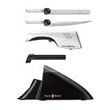 Sonic Blade Electric Cordless Power Knife + 2 Sets of Blades & Charger Block