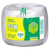 コクヨS&T ホヒ-12W PP紐玉巻き200m白