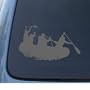 RAFTING - Whitewater Sport - Car, Truck, Notebook, Vinyl Decal Sticker #1203 | Vinyl Color: Silver
