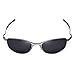 Walleva Black Polarized Replacement Lenses For Oakley Tightrope (OO4040 Series) Sunglasses