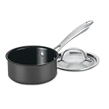Cuisinart GreenGourmet Hard Anodized Eco-Friendly Nonstick 1-Quart Saucepan with Cover