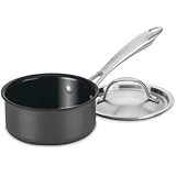 Cuisinart GG19-14 GreenGourmet Hard-Anodized  Nonstick 1-Quart Saucepan with Cover