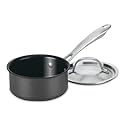 Cuisinart GG19-14 GreenGourmet Hard-Anodized  Nonstick 1-Quart Saucepan with Cover