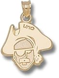 Univ Of New Orleans Privateer Giant Charm/Pendant -14K/10K, Stainless Steel or Gold Plated