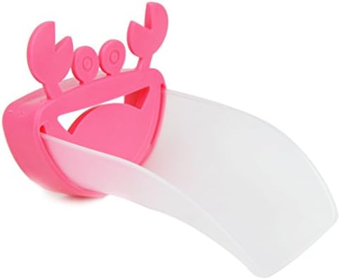 Kids Child Water Safety Sink Faucet Extender Extension Attachment Spout, Pink