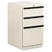 HON(tm) 33720DQ - Brigade Mobile Ped File w/D Pulls, 1 File/2 Box Drwrs, 19-7/8d, Lt ...