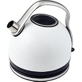 Meyer Prestige Deco Cordless Dome Kettle, White,1.5 Litre