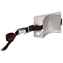 Talboys 715 Aluminum Cylinder Wall Bracket with Safety Message Strap, 1.875" Length x 8.125" Width x 4.625" Height