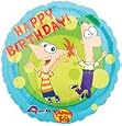 Phineas and Ferb Birthday 18 Mylar Balloon
