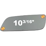 1985 - 2005 GMC TRUCK SAFARI VAN Flat Driver Side Replacement Mirror Glass by Automotive Mirror Glass