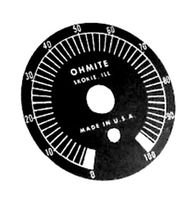 OHMITE5000E PLATE, DIAL, 2.188IN DIA (1 piece)