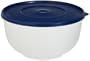 EMSA SUPERLINE 2143501200 Hefeteigsch�ssel mit Deckel 5,0 L, wei�/blau