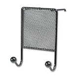 Fellowes 75903 Mesh Partition Additions Coat Hook, Black