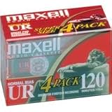  : Maxell(R) Cassette Audio Tape, 120-Minute Normal Bias Standard, Pack Of 4