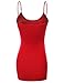 Bozzolo Women's Adjustable Spaghetti Strap Built In Bra Shelf Cami Tank Top Plus Size