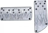 Bully 2 Piece Truck Pedals with Flame Aluminum PM-231C