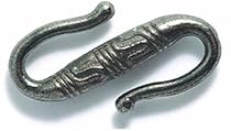 Shipwreck Beads Pewter S-hook Clasp, 12 by 23mm, Metallic, Gunmetal, 5-Piece Shipwreck Beads Pewter S-hook Clasp, 12 by 23mm, Metallic, Gunmetal, 5-Piece