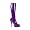 Purp Leather Stretch Patent
