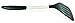 Stainless Steel & Silicone Black Slotted Spatula Turner By Martello Technology - Heat Resistant Rubber Spatula - Non Stick - High Grade Silicone spatula