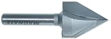 Magnate 712 V-Grooving Router Bits - 60° Angle; 3/4 Cutting Diameter; 1/4 Shank Diameter