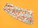 Peanut Shell orange and teal Baby Sling Mimosa Stretch Cotton - medium