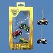 Club Pack of 12 Miniature Monster Jam Truck 5-Piece Christmas Ornament Gift Sets