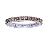 14K Chocolate Diamond Stack Ring