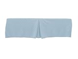 American Baby Company Heavenly Soft Crib Bed Skirt, Blue