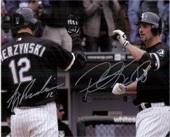 Signed White Sox, Chicago (AJ Pierzynski / Paul Konerko) 8x10 Photo